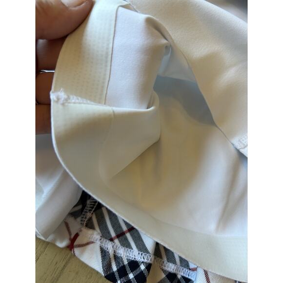 Tuckernuck Plaid Tennis Skirt Skort Mini PICKLEBALL CLUELESS RED SMALL - Picture 11 of 12